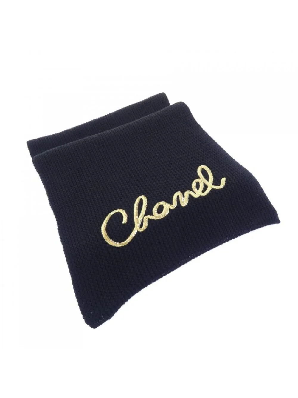 Chanel Scarf Black